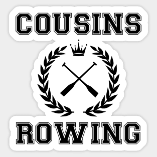 Cousins Beach Rowing (light) Sticker